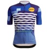Fietskleding (Fietsshirt + Korte Koersbroek) Santini 2023 Paris-Nice - Blauw